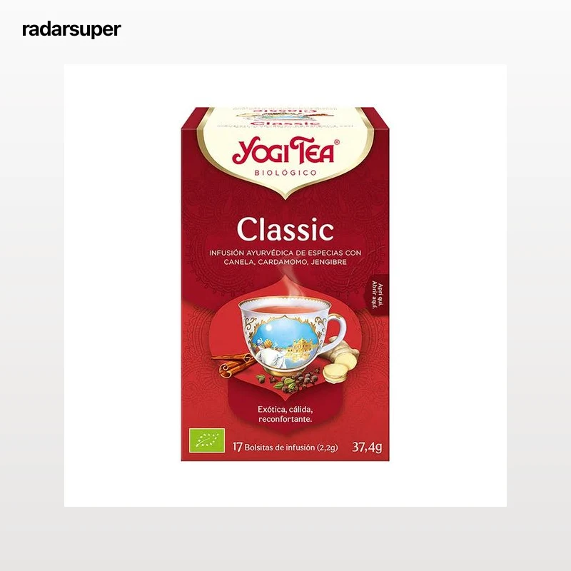 YOGI TEA Infusión clásica BIO 17 uds. 37,4 g.