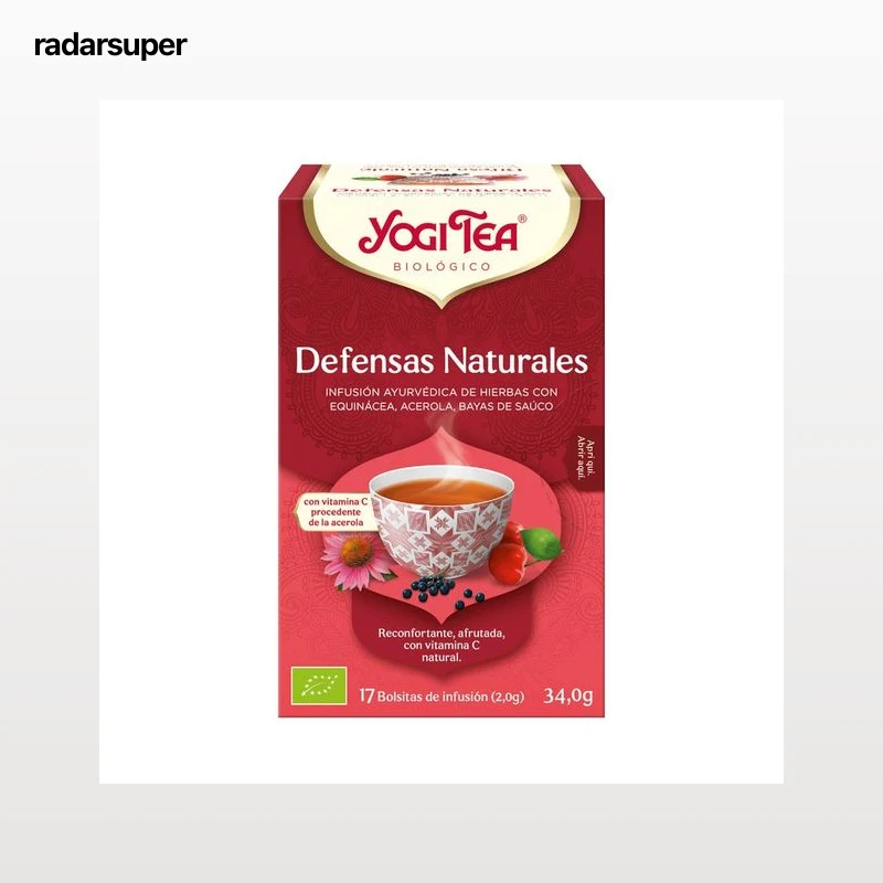 YOGI TEA Infusión para las defensas naturales BIO 17 uds. 34 g.