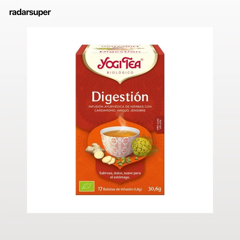 YOGI TEA Infusión digestiva BIO 17 uds. 30,6 g.