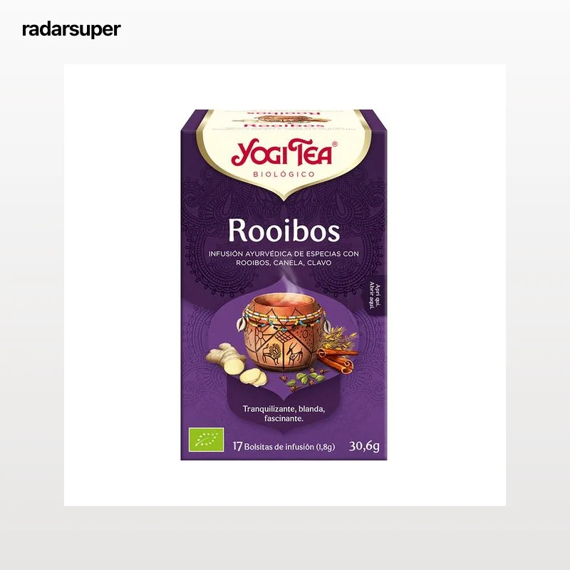 YOGI TEA Infusión rooibos BIO 17 uds. 30,6 g.