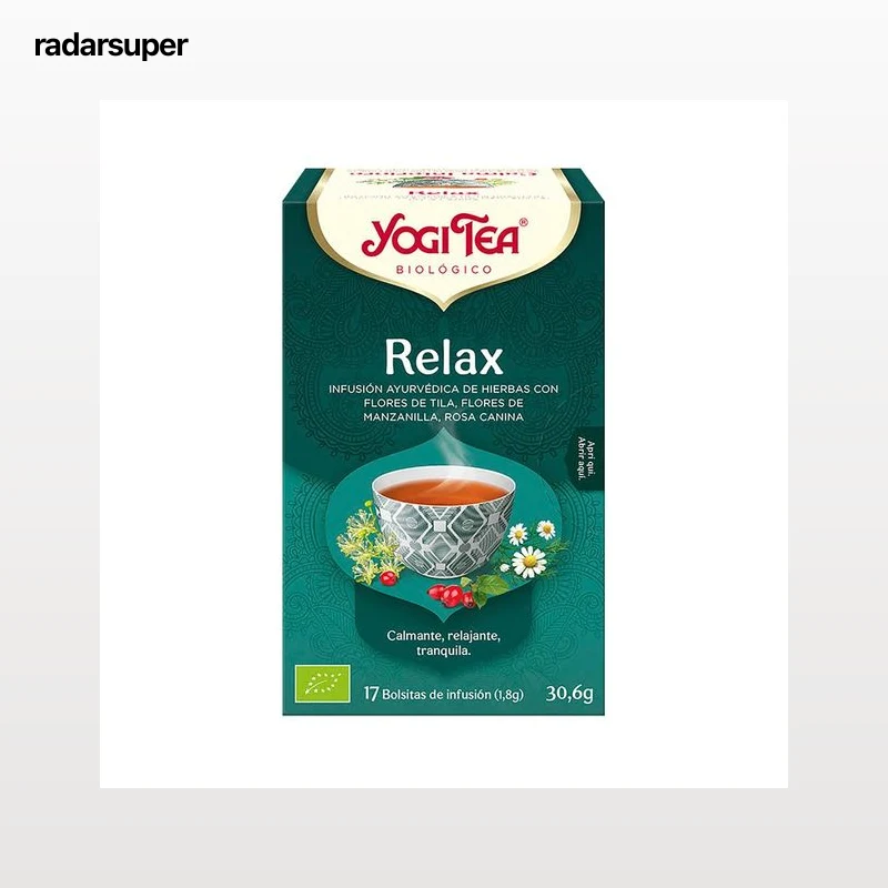 YOGI TEA Infusión de té de relax BIO 17 uds. 30,6 g.