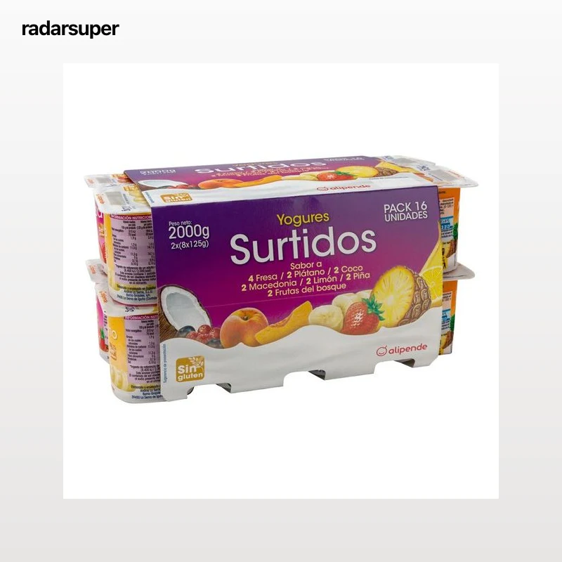 Yogur Alipende pack 16 sabores surtidos