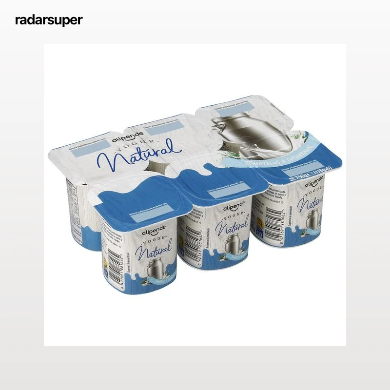 Yogur Alipende pack 6 natural