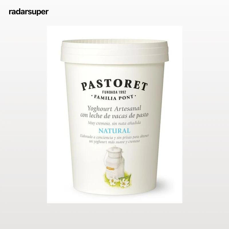 Yogur artesanal de vacas de pasto Pastoret 500g natural