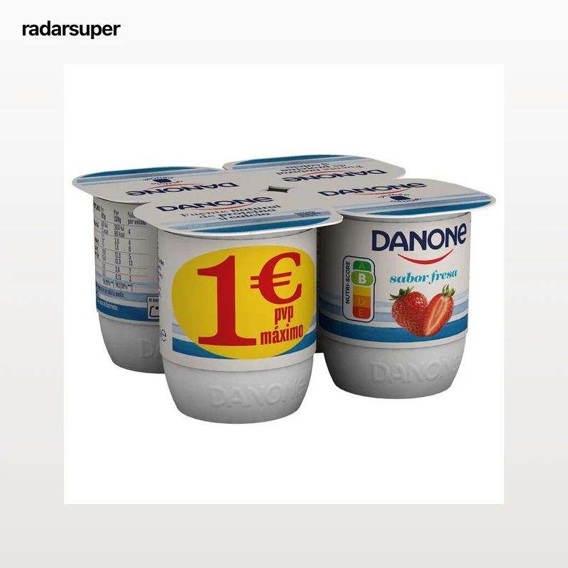Yogur Danone pack 4 fresa