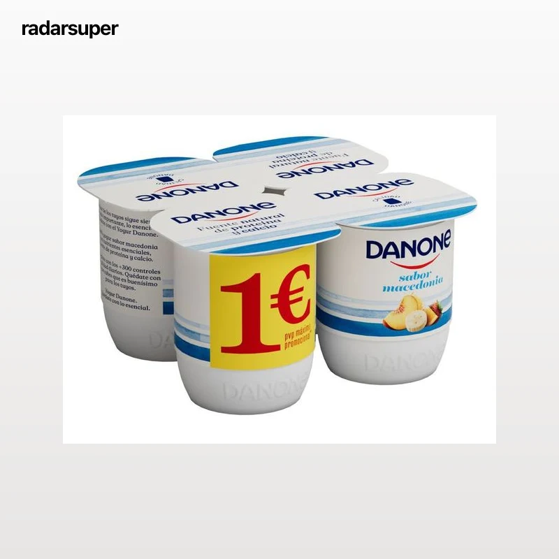 Yogur Danone pack 4 macedonia