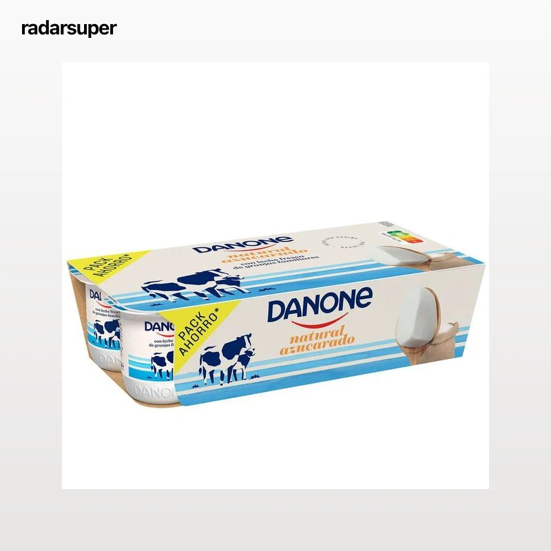Yogur Danone pack 8 azucarado