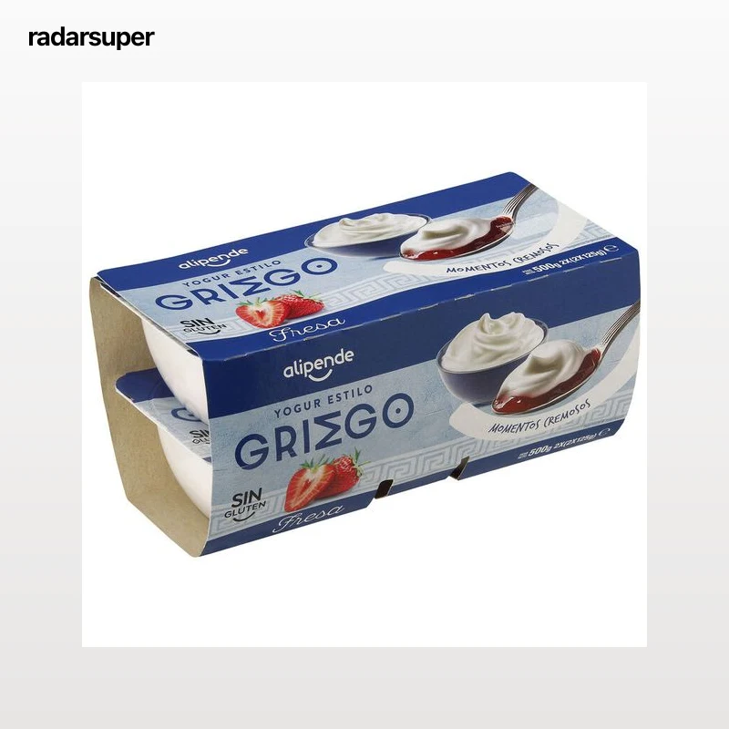 Yogur estilo griego Alipende pack 4 fresa