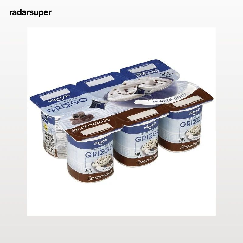 Yogur estilo griego Alipende pack 6 125g stracciatella