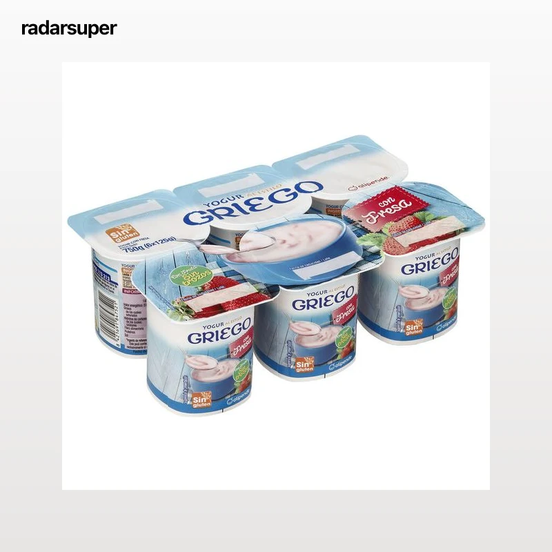 Yogur estilo griego Alipende pack 6 fresa