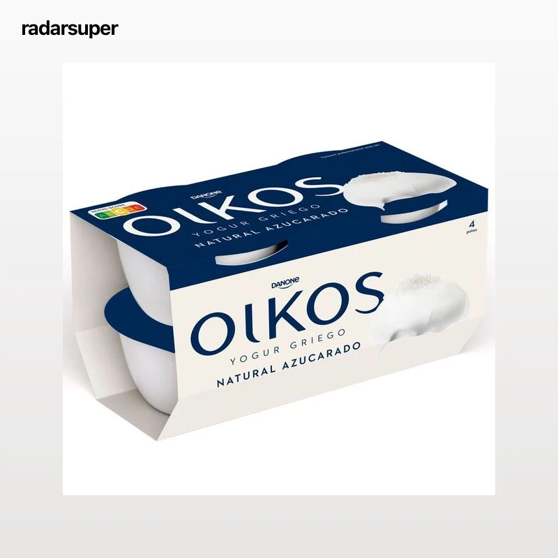 Yogur estilo griego Oikos pack 4 azucarado