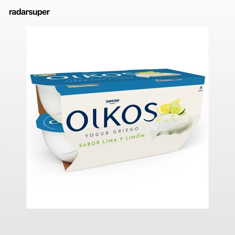 Yogur estilo griego Oikos pack 4 lima limón