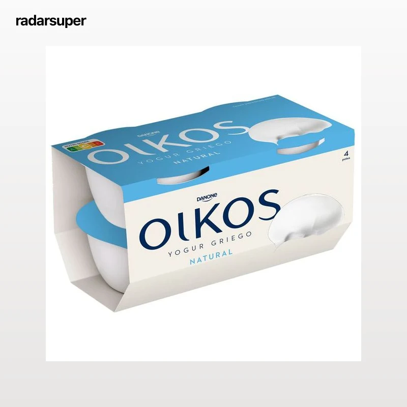Yogur estilo griego Oikos pack 4 natural