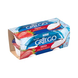 Yogur griego con fresa