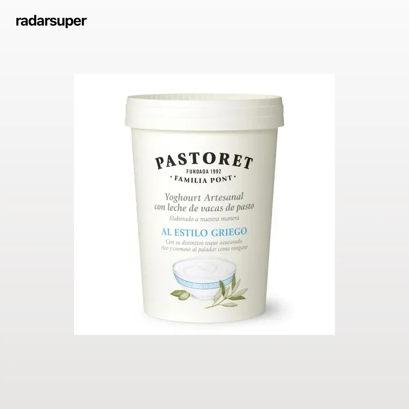 Yogur griego Pastoret sin gluten 500 g.