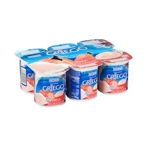 Yogur griego sabor fresa