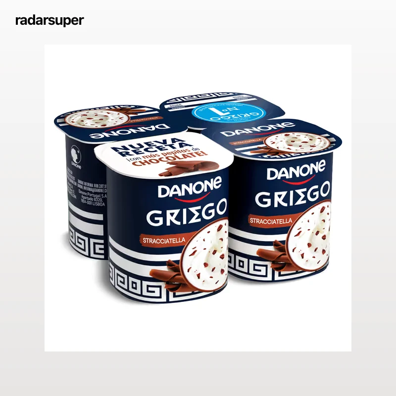 Yogur griego stracciatella Danone 4 x 110 g