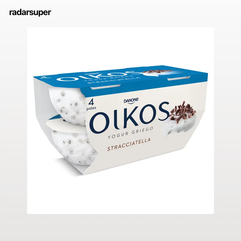 Yogur griego stracciatella Oikos 4 x 110 g
