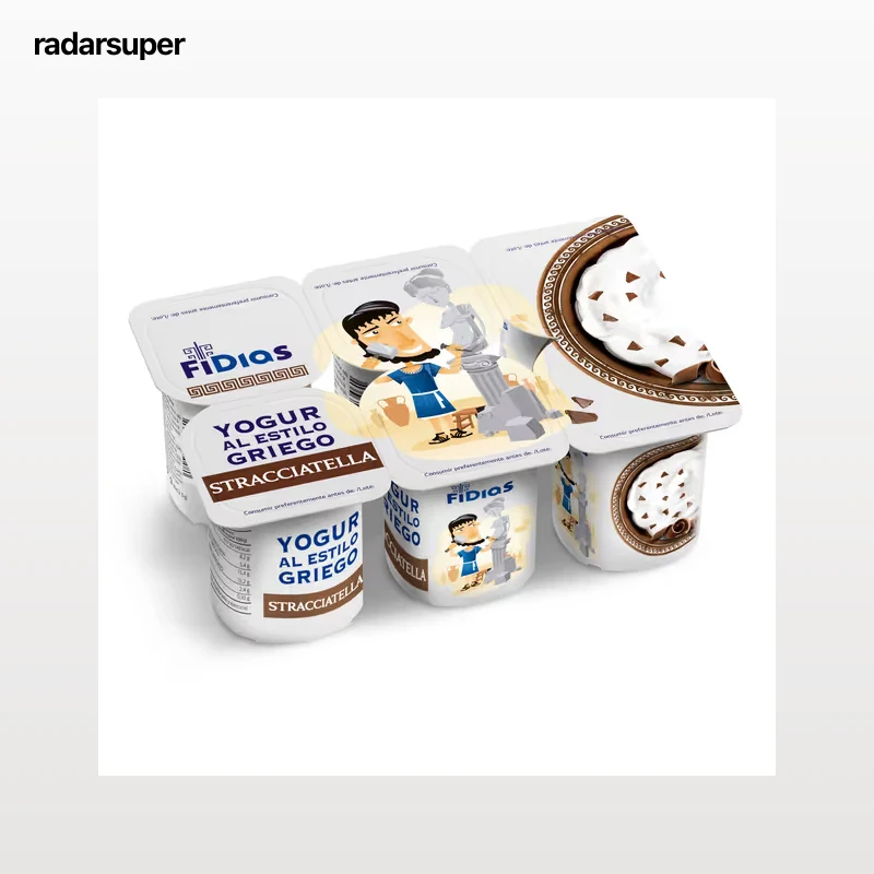 Yogur griego stracciatella Dia Fidias pack 6 x 125 g