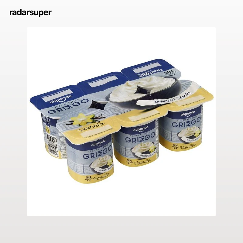 Yogur griego vainilla pack 6 Alipende 750 g