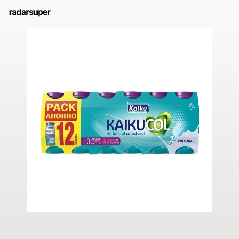 Yogur Kaikucol Zero natural 12x65 ml