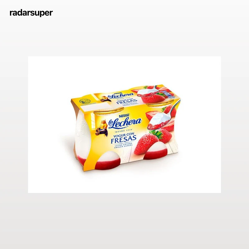 Yogur La Lechera pack 2 con fresas
