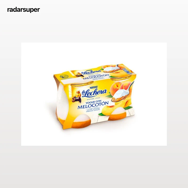 Yogur La Lechera pack 2 con melocotón