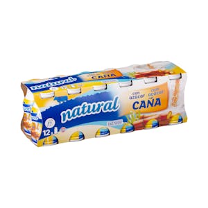 Yogur líquido natural Hacendado con azúcar de caña