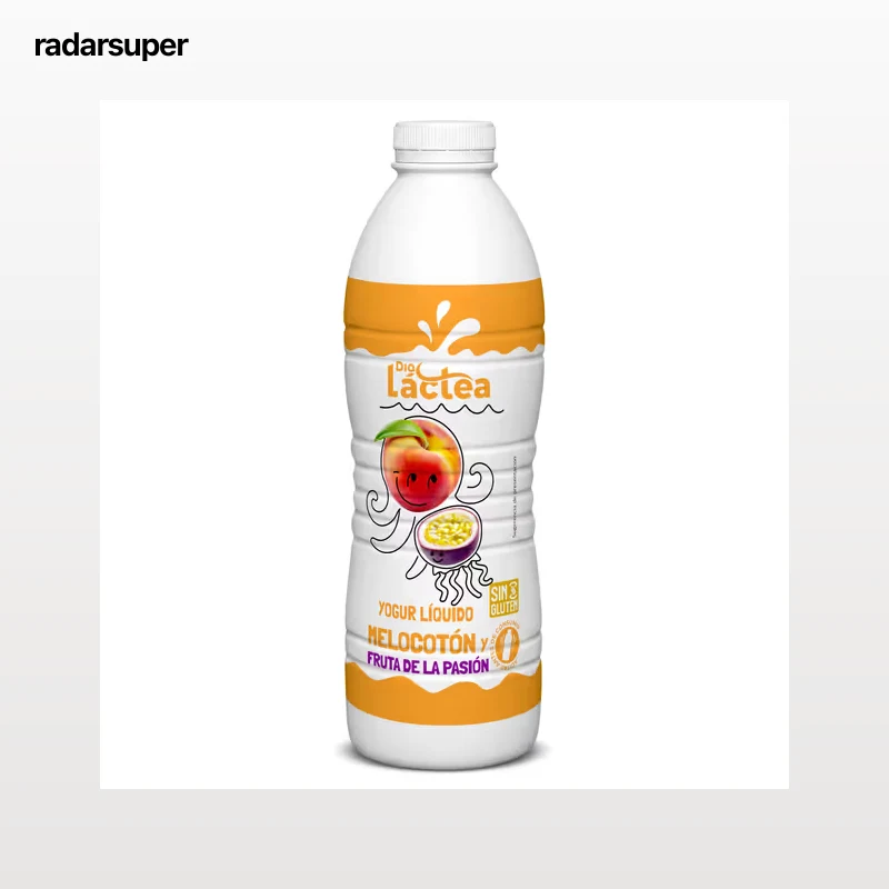Yogur líquido sabor melocotón y fruto de la pasión Dia Láctea 1 Kg
