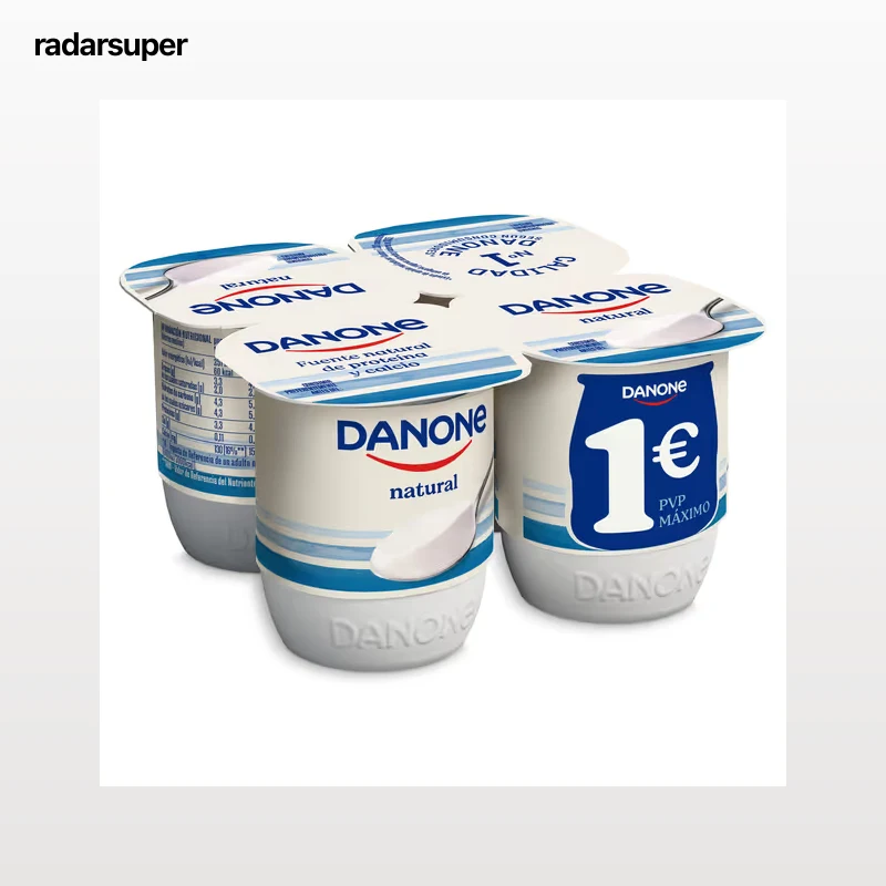 Yogur natural Danone 4 x 120 g