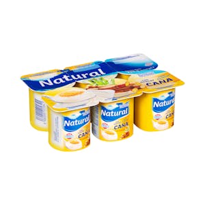 Yogur natural con azúcar de caña