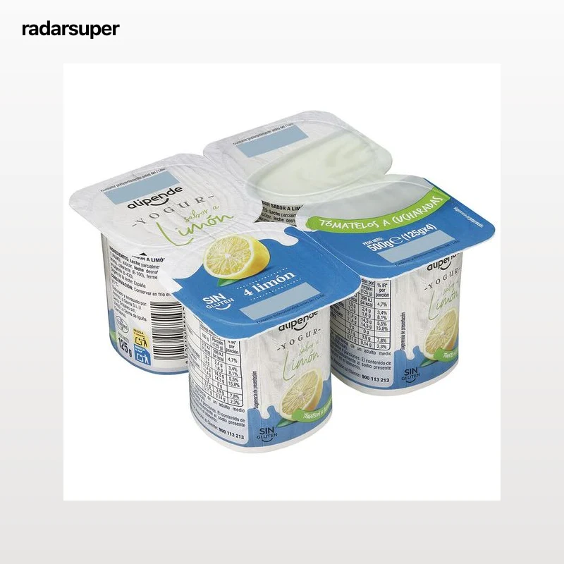Yogur pack 4 limón Alipende