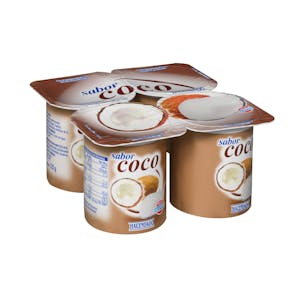 Yogur sabor coco