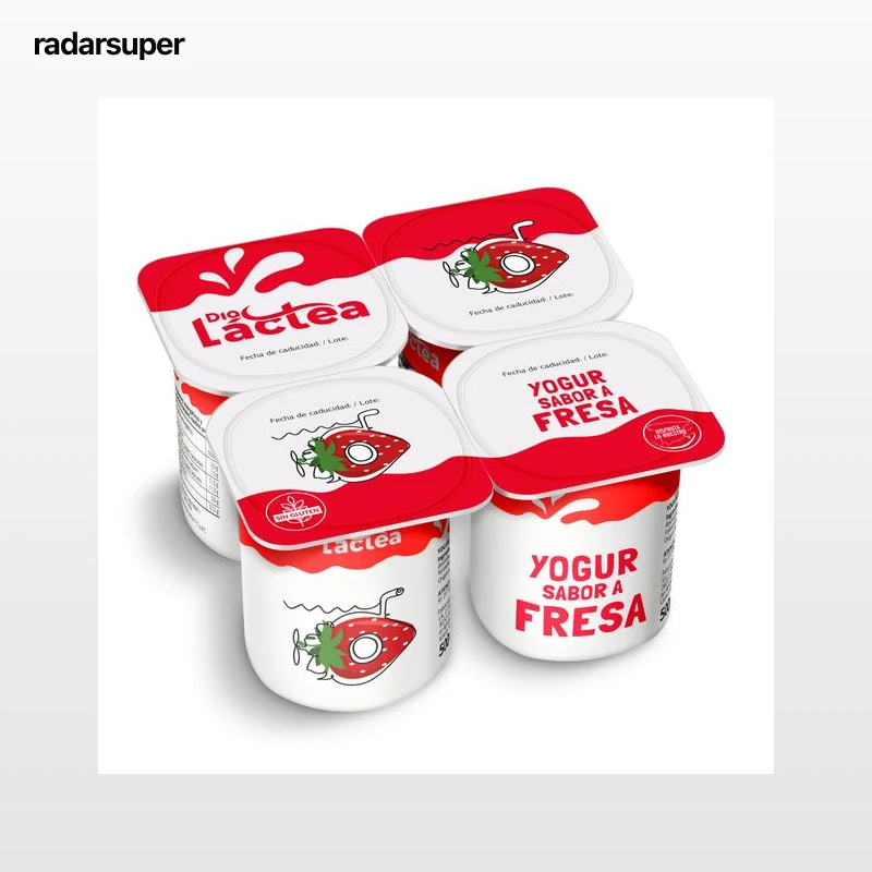 Yogur sabor fresa Dia Láctea 4 x 125 g
