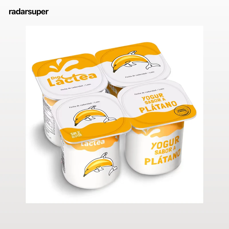 Yogur sabor plátano Dia Láctea 4 x 125 g