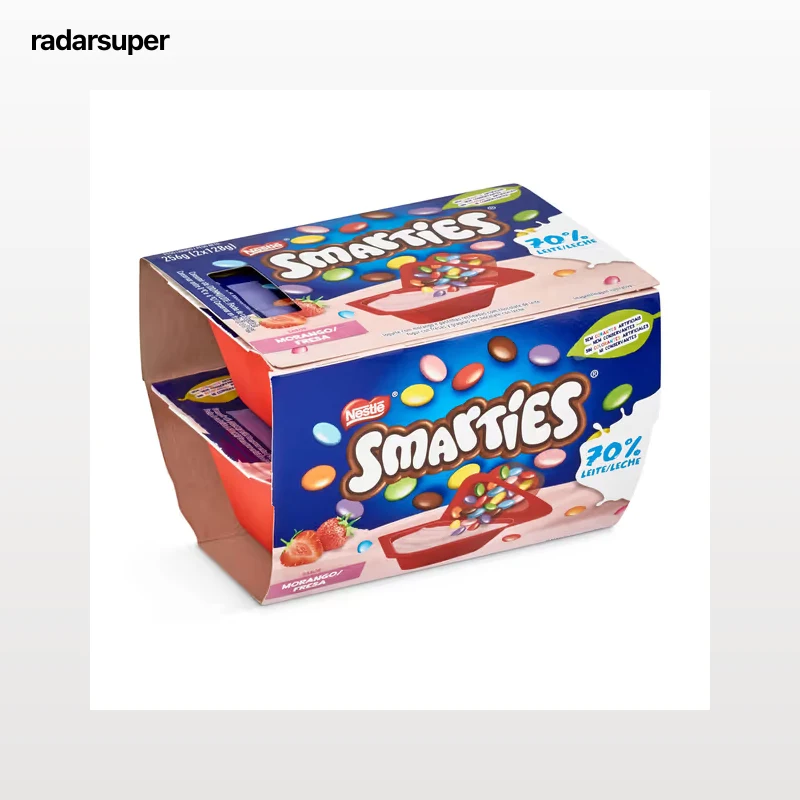 Yogur con Smarties Nestlé 2 x 128 g