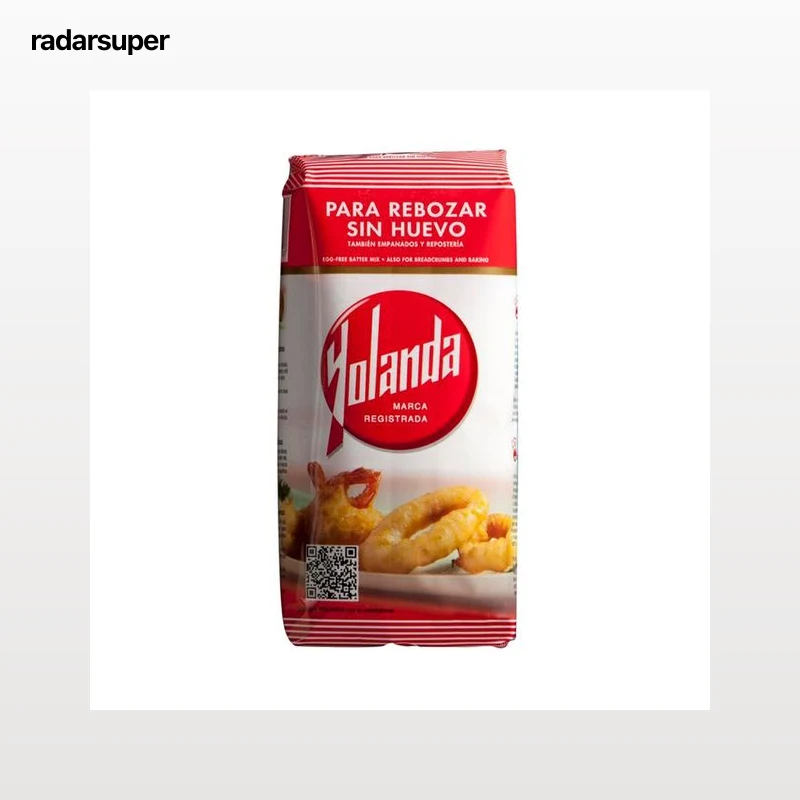 YOLANDA Harina especial para rebozar sin huevo 500 gr,