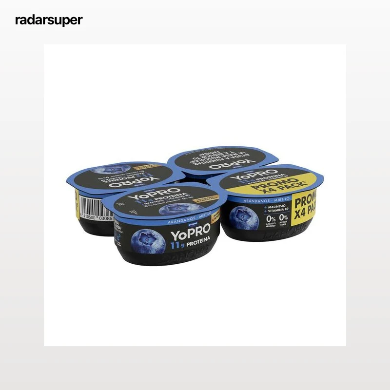 Yopro proteína Danone pack 4 con arandanos