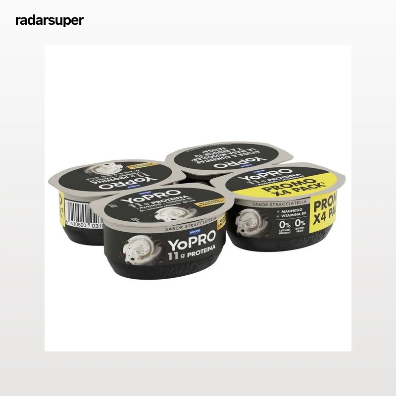 Yopro Proteína Danone Pack 4 Stracciatella