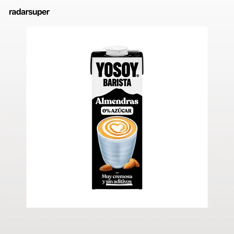 YOSOY Barista Bebida vegetal de almendras 0% azúcar, especial café 1 l.