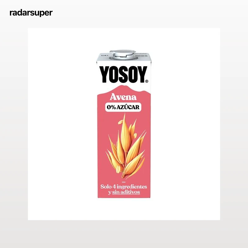 YOSOY Barista Bebida vegetal de avena 0% azúcar y sin aditivos 1 l.
