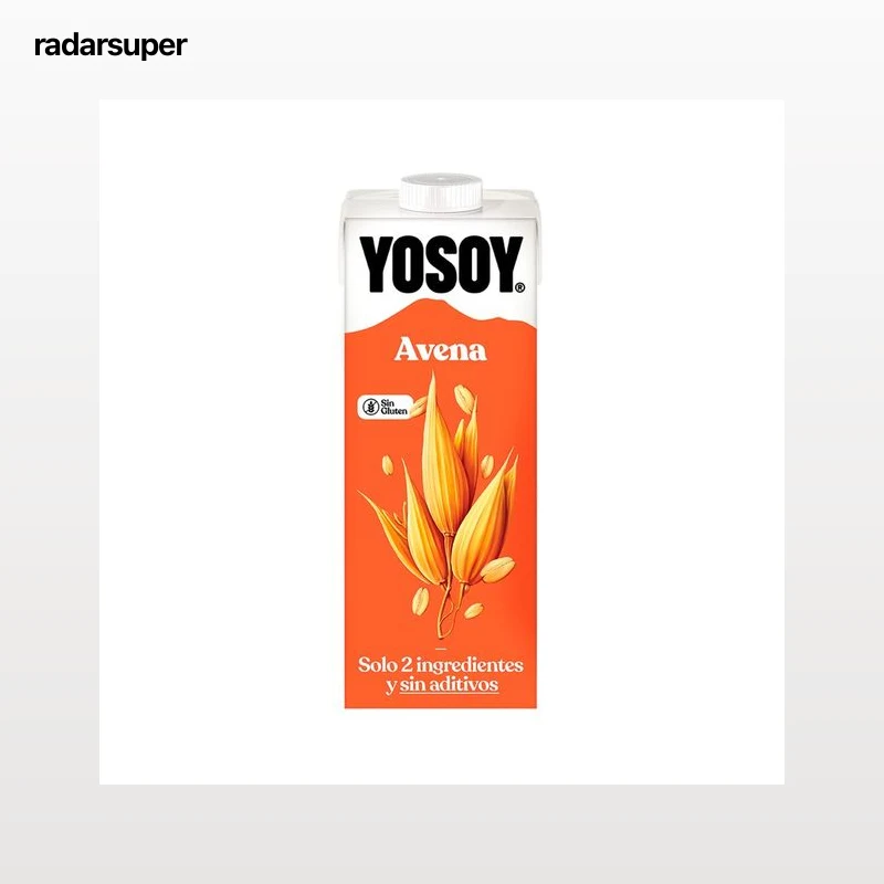 YOSOY Bebida vegetal de avena, sin azúcares añadidos ni aditivos 1 l.