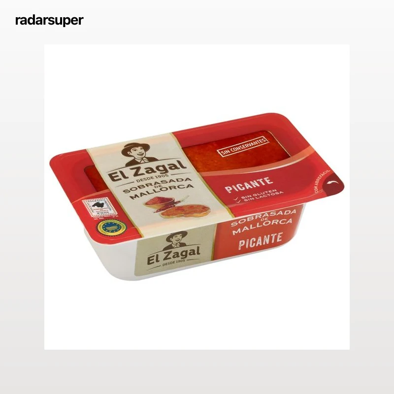 EL ZAGAL Sobrasada picante con IGP sobrasada de Mallorca EL ZAGAL 200 g.