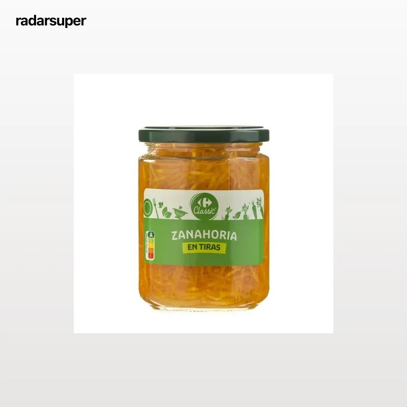 Zanahoria en tiras Classic Carrefour 250 g.