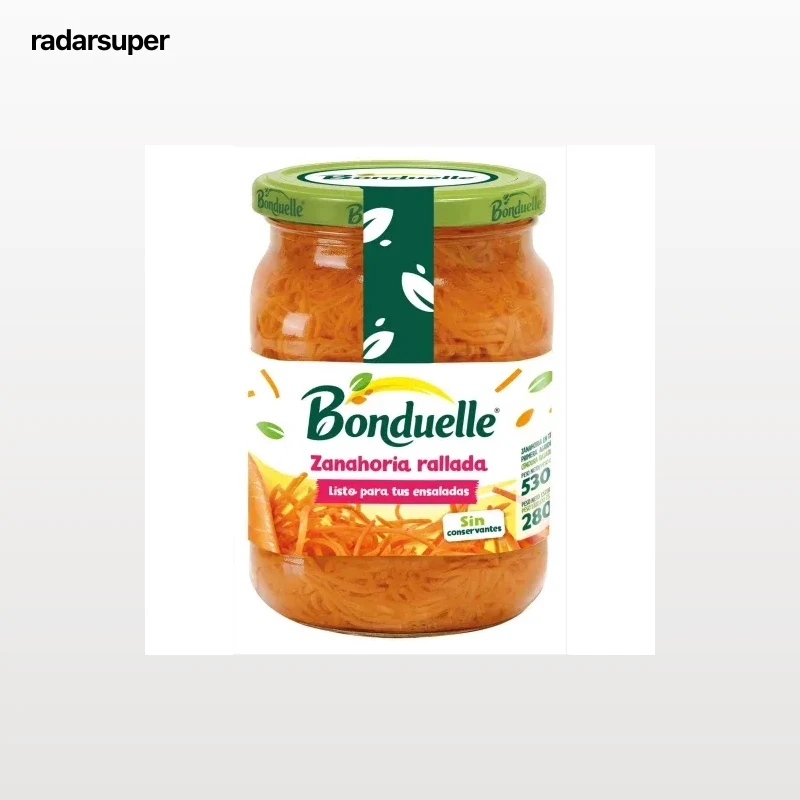 Zanahoria rallada Bonduelle 280 g.