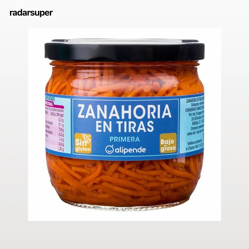 Zanahorias en tiras Alipende 180g