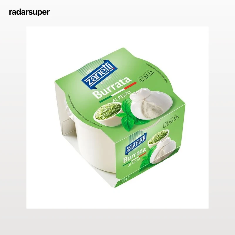 ZANETTI Burrata con pesto 125 g.