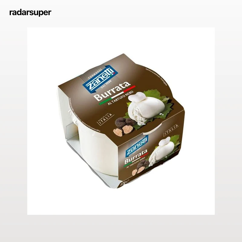 ZANETTI Burrata con trufa negra 125 g.