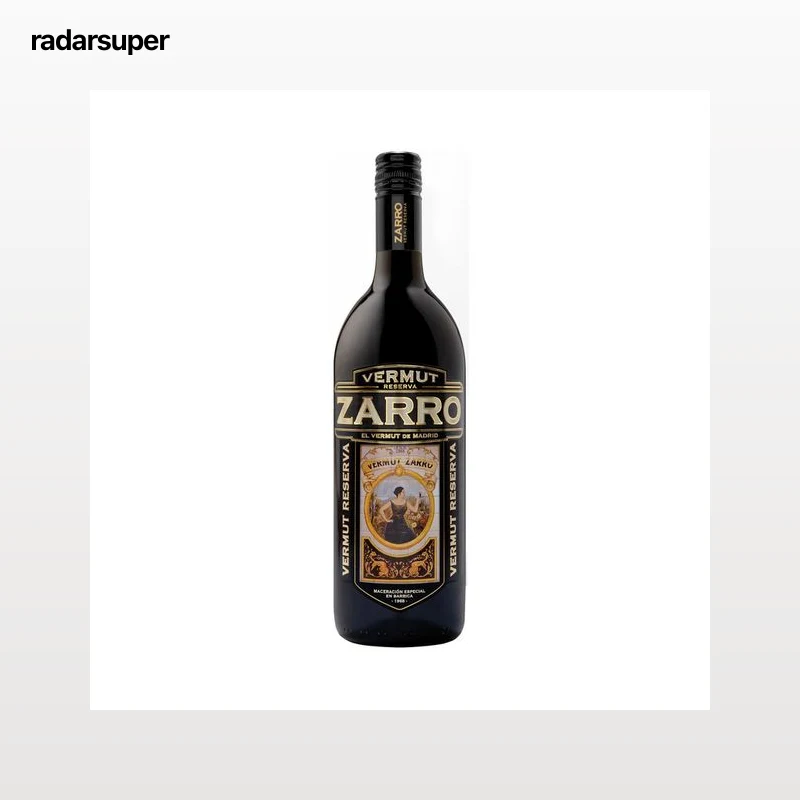 ZARRO Vermouth reserva macerado en barrica, típico de Madrid botella de 1 l.