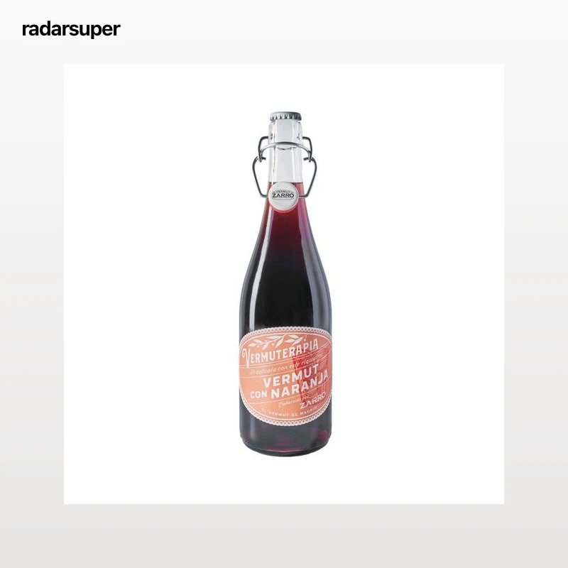 ZARRO Vermut con naranja elaborado en Madrid botella 75 cl.